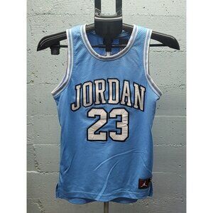 Jordan North Carolina Blue Jump man 23 Basketball Jersey youth M